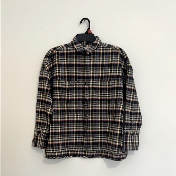 NEW Everlane Plaid women flannel Shirt size XS,S,M - Picture 4 of 9